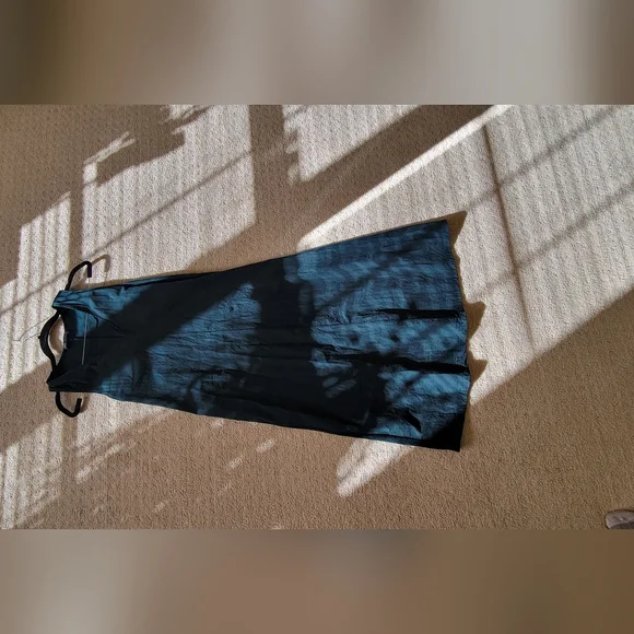 Zara Green Sheath Dress V-Neck Sleeveless - Picture 7 of 9